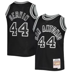 Stunning George Gervin San Antonio Spurs Youth 1978/79 Hardwood Classics Swingman Jersey   Black for passionate basketball fans
