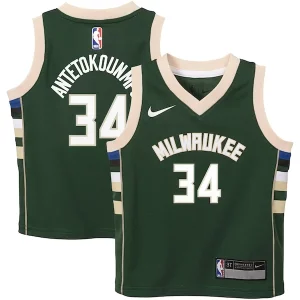 Fantastic Giannis Antetokounmpo Milwaukee Bucks Nike Toddler Swingman Player Jersey   Icon Edition   Green perfect for showing team spirit