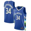 Exquisite Giannis Antetokounmpo Milwaukee Bucks Nike Unisex 2022/23 Swingman Jersey   City Edition   Royal perfect for showing team spirit