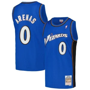 Charming Gilbert Arenas Washington Wizards 2004/05 Hardwood Classics Swingman Jersey   Blue perfect for showing team spirit