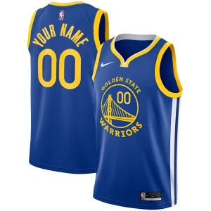 Stunning Golden State Warriors Nike Unisex 2019/20 Custom Swingman Jersey   Royal   Icon Edition perfect for showing team spirit