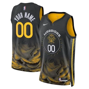 Charming Golden State Warriors Nike Unisex 2022/23 Swingman Custom Jersey   City Edition   Black to elevate your game - day look