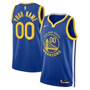 Gorgeous Golden State Warriors Nike Unisex Swingman Custom Jersey Royal   Icon Edition perfect for showing team spirit