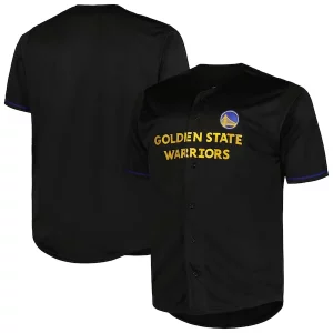 Superb Golden State Warriors Profile Big & Tall Pop Jersey   Black perfect for showing team spirit