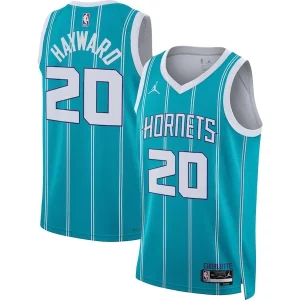 Superb Gordon Hayward Charlotte Hornets Jordan Brand Unisex Swingman Jersey   Icon Edition   Teal for ultimate sports enthusiasts