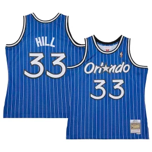Superb Grant Hill Orlando Magic 2004/05 Hardwood Classics Swingman Jersey   Blue for ultimate sports enthusiasts