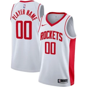 Magnificent Houston Rockets Nike 2020/21 Swingman Custom Jersey   Association Edition   White for passionate basketball fans