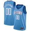 Fantastic Houston Rockets Nike 2020/21 Swingman Custom Jersey Blue   City Edition a must - have for collectors