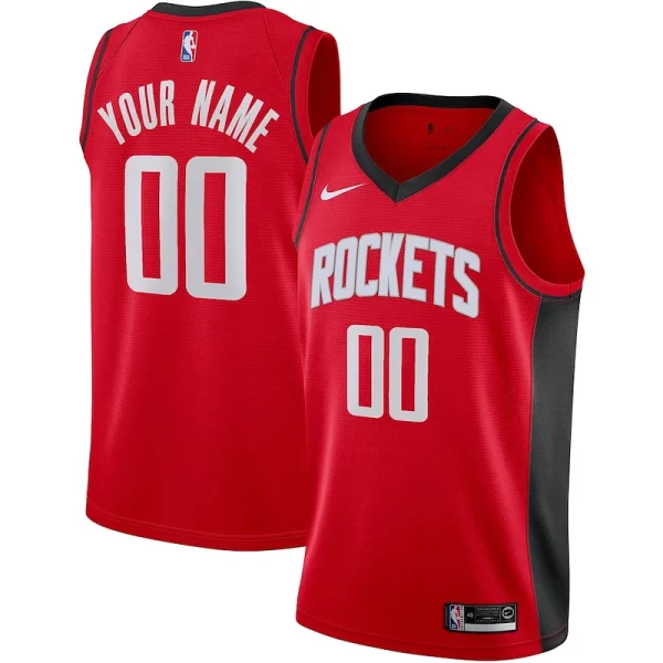 Superb Houston Rockets Nike Custom Swingman Jersey   Icon Edition   Red for passionate basketball fans
