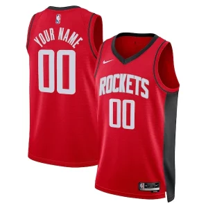 Charming Houston Rockets Nike Unisex Swingman Custom Jersey Red   Icon Edition to elevate your game - day look