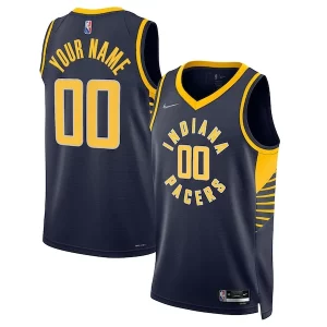 Fantastic Indiana Pacers Nike 2021/22 Diamond Swingman Custom Jersey   Icon Edition   Navy perfect for showing team spirit