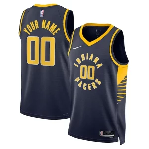 Magnificent Indiana Pacers Nike Unisex 2022/23 Swingman Custom Jersey Navy   Icon Edition perfect for showing team spirit