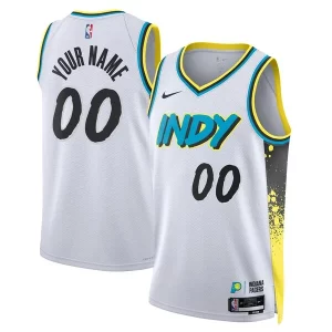 Fantastic Indiana Pacers Nike Unisex 2024/25 Custom Swingman Jersey   City Edition   White for ultimate sports enthusiasts