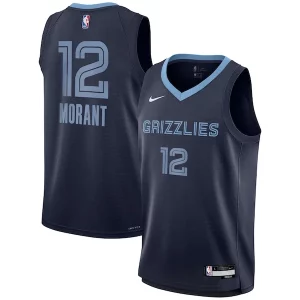Gorgeous Ja Morant Memphis Grizzlies Nike Youth Swingman Jersey   Icon Edition   Navy to elevate your game - day look