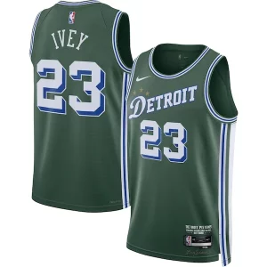 Charming Jaden Ivey Detroit Pistons Nike 2022/23 Swingman Jersey   City Edition   Green for passionate basketball fans