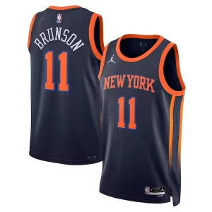 Exquisite Jalen Brunson New York Knicks Jordan Brand Unisex Swingman Player Jersey   Statement Edition   Navy for passionate basketball fans