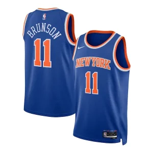 Superb Jalen Brunson New York Knicks Nike Unisex Swingman Jersey   Icon Edition   Blue for ultimate sports enthusiasts