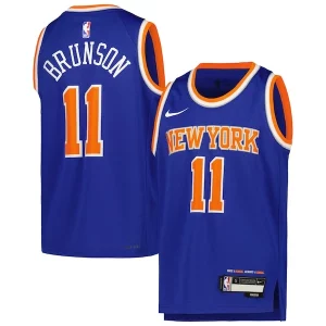 Charming Jalen Brunson New York Knicks Nike Youth Swingman Jersey   Icon Edition   Blue for passionate basketball fans