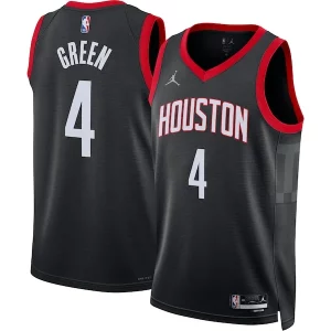Superb Jalen Green Houston Rockets Jordan Brand Unisex Swingman Jersey   Statement Edition   Black perfect for showing team spirit