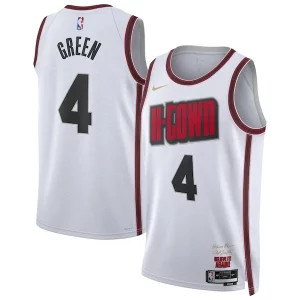 Premium Jalen Green Houston Rockets Nike Unisex 2024/25 Swingman Player Jersey   City Edition   White a must - have for collectors