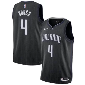 Fantastic Jalen Suggs Orlando Magic Nike Unisex 2022/23 Swingman Jersey   City Edition   Black for ultimate sports enthusiasts