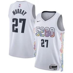 Stunning Jamal Murray Denver Nuggets Nike Unisex 2024/25 Swingman Player Jersey   City Edition   White perfect for showing team spirit