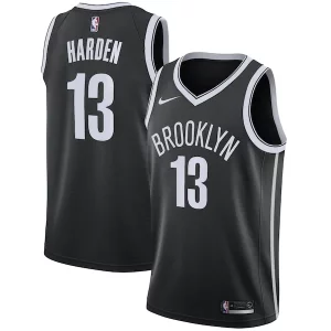Gorgeous James Harden Brooklyn Nets Nike 2020/21 Swingman Jersey Black   Icon Edition perfect for showing team spirit