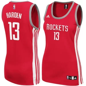 Magnificent James Harden Houston Rockets adidas Women's Replica Jersey   Red to elevate your game - day look