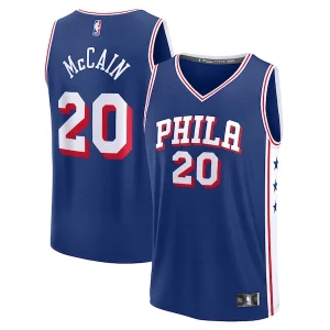 Magnificent Jared McCain Philadelphia 76ers Youth 2024 NBA Draft Fast Break Player Jersey   Icon Edition   Royal to elevate your game - day look