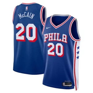Premium Jared McCain Philadelphia 76ers Nike Swingman Jersey   Icon Edition   Royal for passionate basketball fans