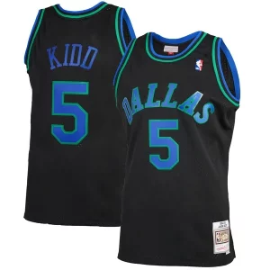 Gorgeous Jason Kidd Dallas Mavericks 1994/95 Hardwood Classics Reload 2.0 Swingman Jersey   Black to stand out at the arena