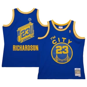 Superb Jason Richardson Golden State Warriors 2004/05 Hardwood Classics Swingman Jersey   Royal for ultimate sports enthusiasts