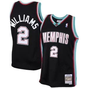 Premium Jason Williams Memphis Grizzlies 2001/02 Hardwood Classics Swingman Jersey   Black perfect for showing team spirit
