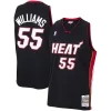 Stunning Jason Williams Miami Heat 2005/06 Hardwood Classics Swingman Jersey   Black for passionate basketball fans