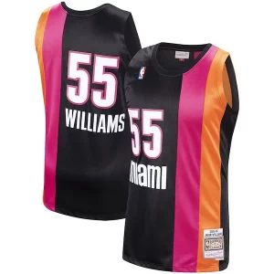 Exquisite Jason Williams Miami Heat 2005/06 Hardwood Classics Swingman Jersey   Black for passionate basketball fans