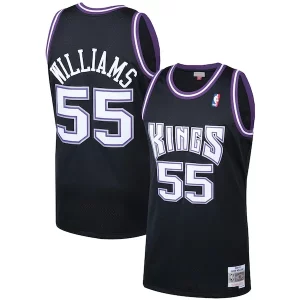 Magnificent Jason Williams Sacramento Kings 2000/01 Hardwood Classics Swingman Jersey   Black for passionate basketball fans