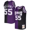 Charming Jason Williams Sacramento Kings Hardwood Classics 2000/01 Split Swingman Jersey   Purple/Black for passionate basketball fans