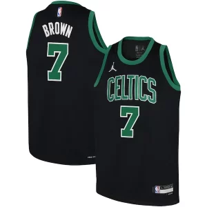 Premium Jaylen Brown Boston Celtics Jordan Brand Youth Swingman Jersey   Statement Edition   Black to stand out at the arena