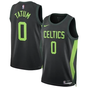Stunning Jayson Tatum Boston Celtics Nike Unisex 2024/25 Swingman Player Jersey   City Edition   Black perfect for showing team spirit