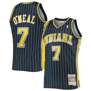 Superb Jermaine O'Neal Indiana Pacers 2003/04 Hardwood Classics Swingman Jersey   Navy to stand out at the arena