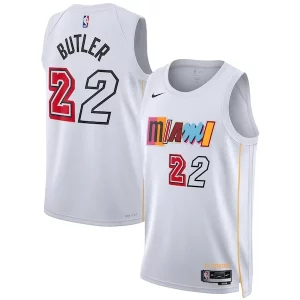 Gorgeous Jimmy Butler Miami Heat Nike Unisex 2022/23 Swingman Jersey   City Edition   White to stand out at the arena
