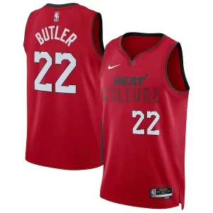 Exquisite Jimmy Butler Miami Heat Nike Unisex 2024/25 Swingman Player Jersey   City Edition   Red for passionate basketball fans