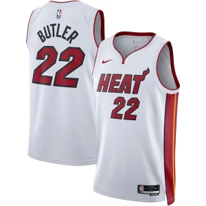Stunning Jimmy Butler Miami Heat Nike Unisex Swingman Jersey   Association Edition   White to stand out at the arena
