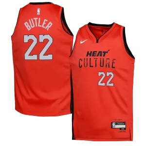 Superb Jimmy Butler Miami Heat Nike Youth 2024/25 Swingman Player Jersey   City Edition   Red perfect for showing team spirit