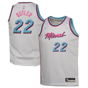 Superb Jimmy Butler Miami Heat Nike Youth 2024/25 Swingman Player Jersey   City Edition   White to elevate your game - day look