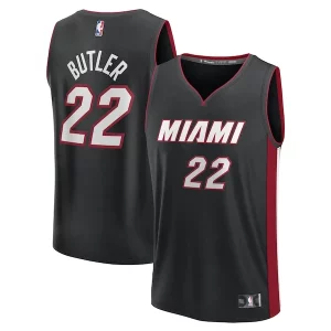Exquisite Jimmy Butler Miami Heat Youth Fast Break Replica Player Jersey   Icon Edition   Black to stand out at the arena