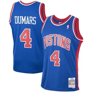 Premium Joe Dumars Detroit Pistons 1988/89 Hardwood Classics Swingman Jersey   Blue to elevate your game - day look