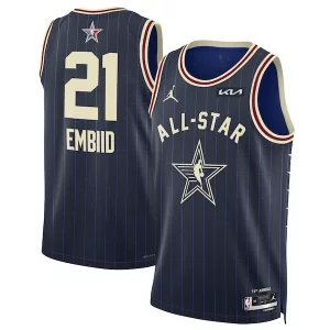 Premium Joel Embiid Jordan Brand Unisex 2024 NBA All Star Game Swingman Jersey   Navy for ultimate sports enthusiasts