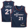 Gorgeous Joel Embiid Philadelphia 76ers Nike Toddler Swingman Replica Jersey   City Edition   Navy for passionate basketball fans
