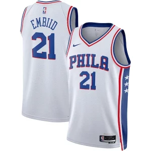 Fantastic Joel Embiid Philadelphia 76ers Nike Unisex Swingman Jersey   Association Edition   White/Royal a must - have for collectors